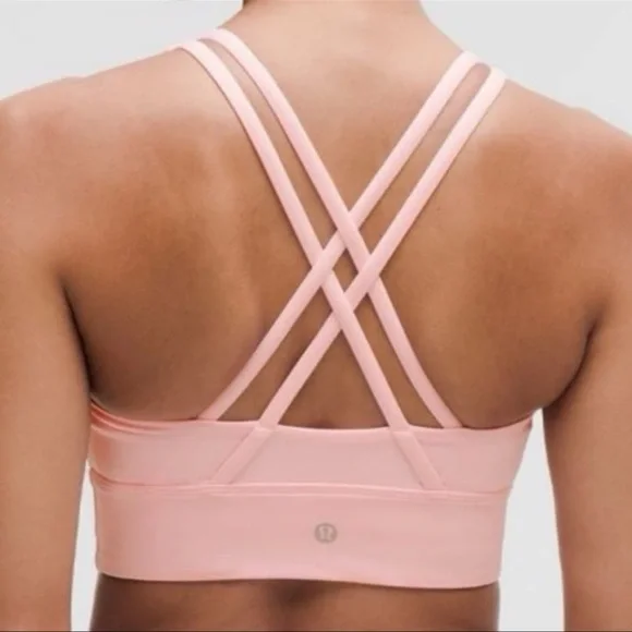 Lululemon energy longline sports bras size 14 (strawberry milkshake) - Picture 2 of 3